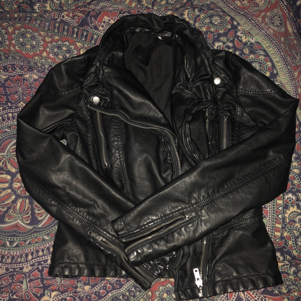 Free People faux leather jacket